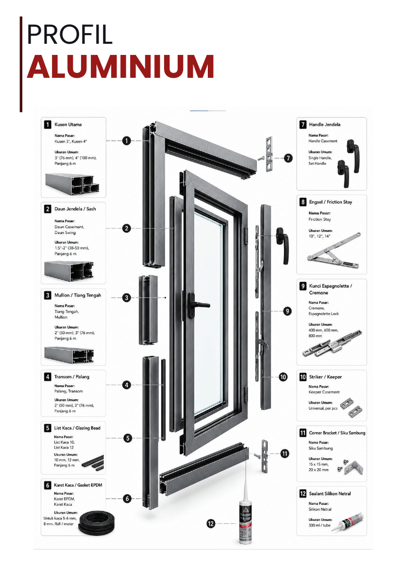 Edukasi Profil Aluminium